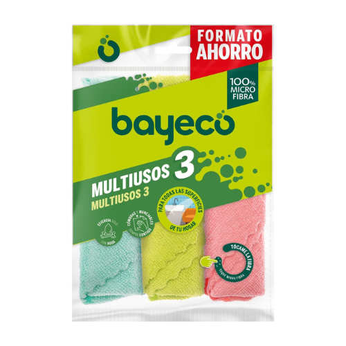 Paños de limpieza multiusos - 100% Microfibra
