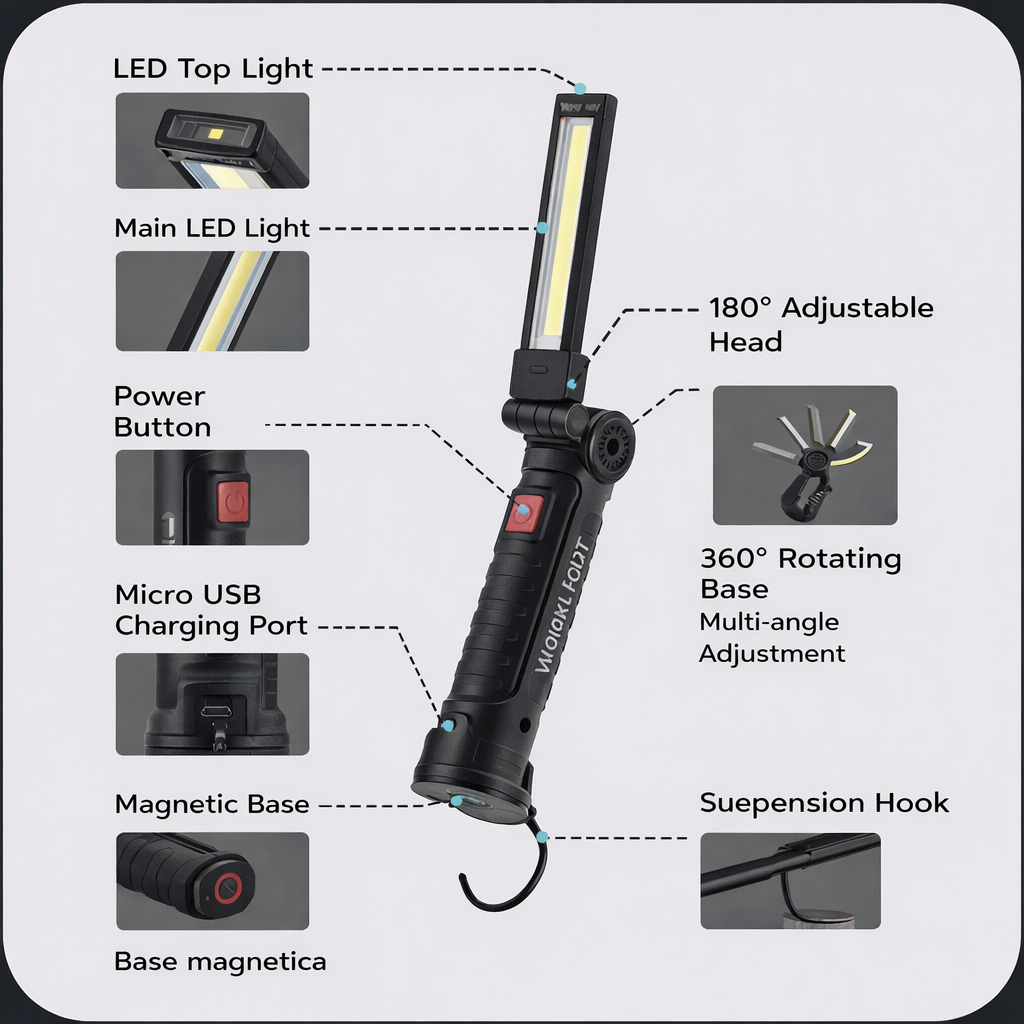 Rechargeable LED Flashlight