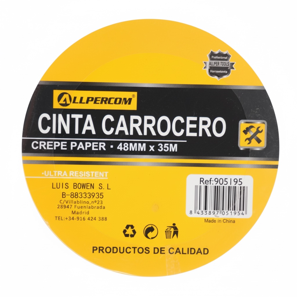Adhesive tape for automotive bodywork ALLPERCOM